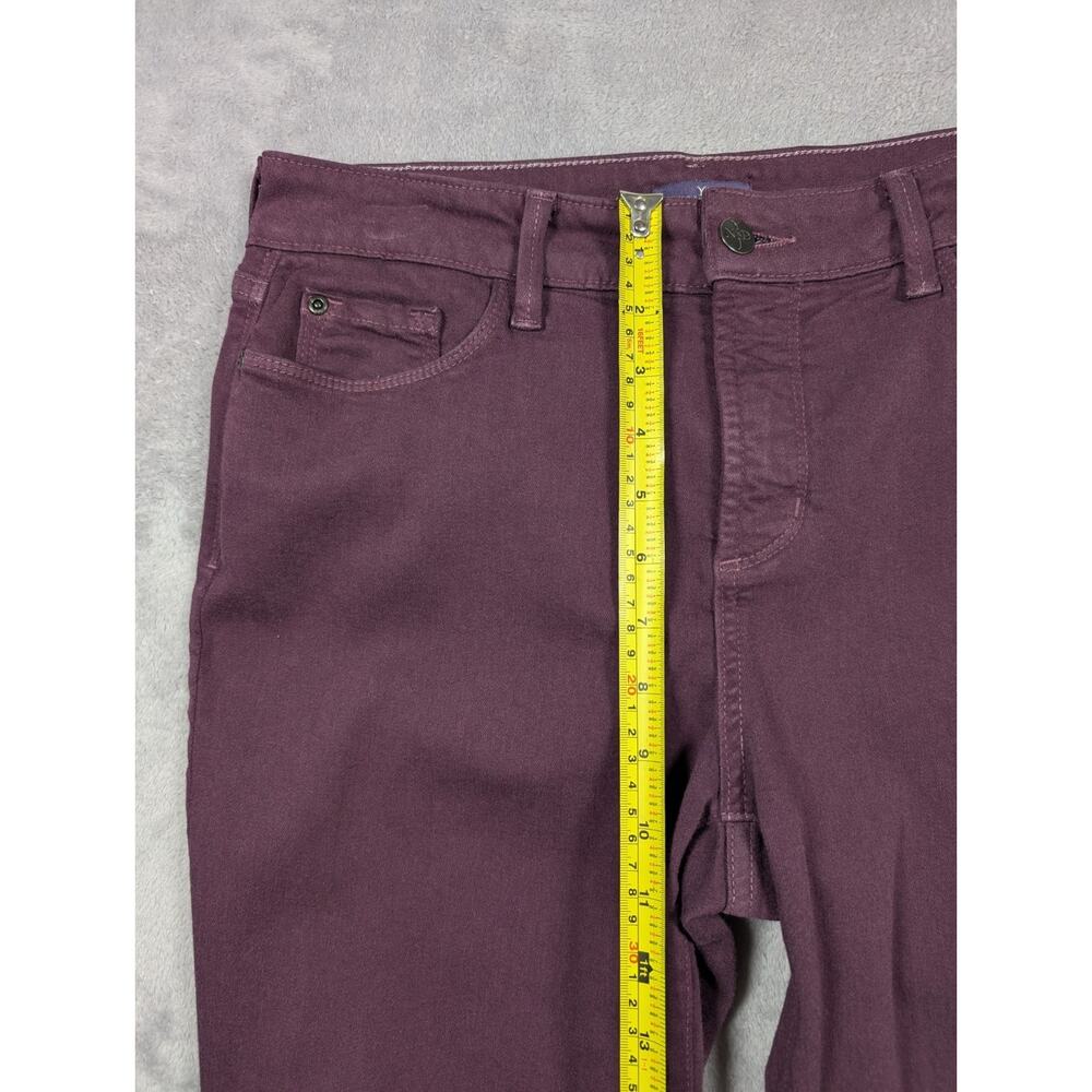 Gloria Vanderbilt Marilyn Straight Jeans Womens Size 10 30 Waist Plum Casual - Picture 5 of 9